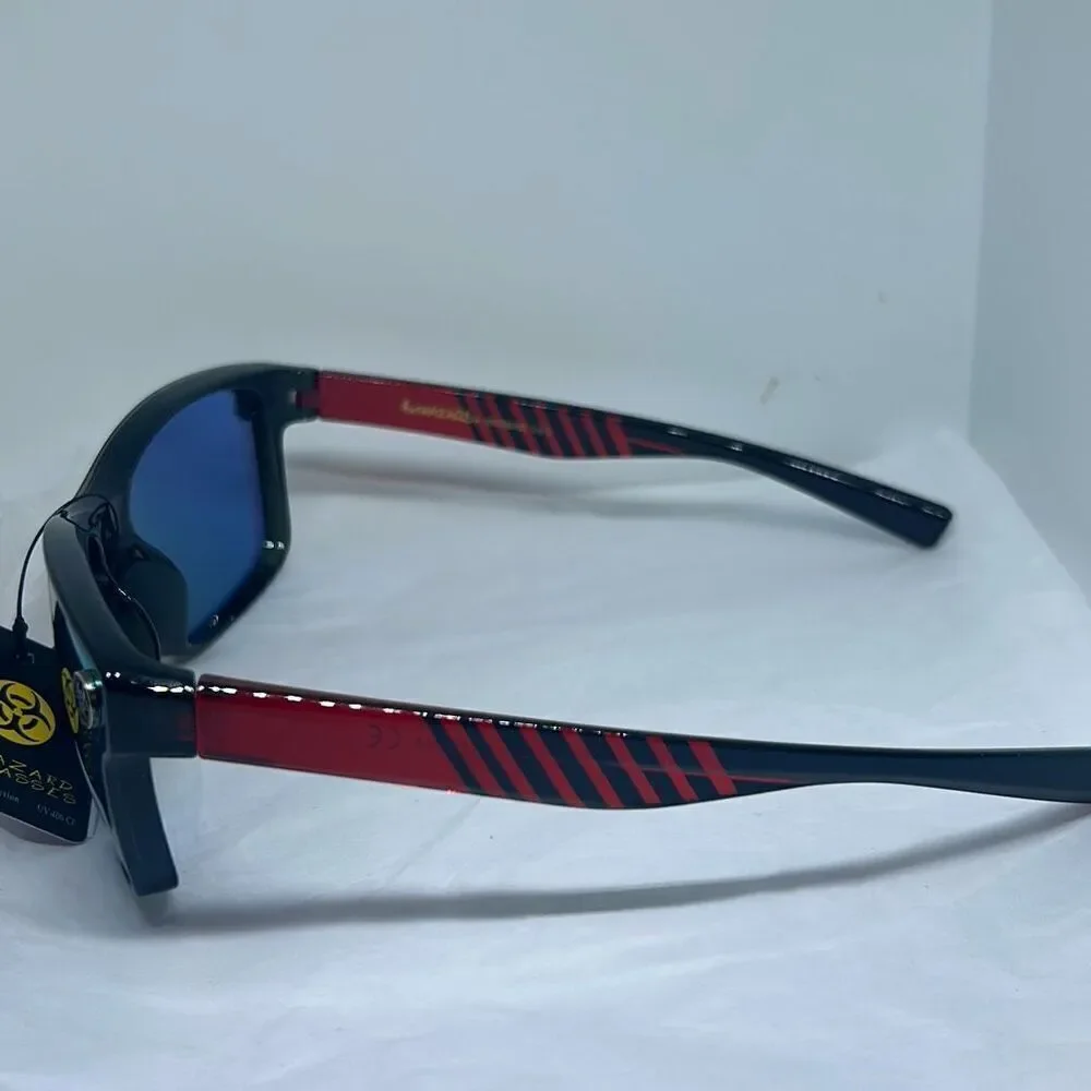Biohazard Sunglasses Mirrored – Maximum UV Protection